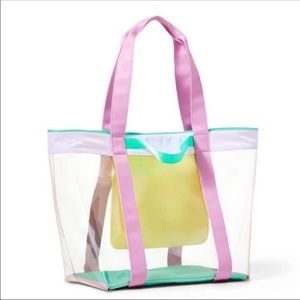 STONEY CLOVER x TARGET TRANSPARENT BEACH TOTE BAG